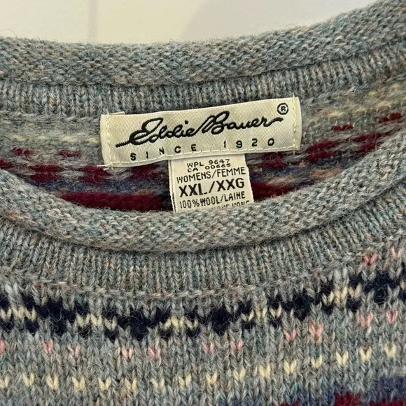 Eddie Bauer Multicolor Wool Sweater - Picture 5 of 6